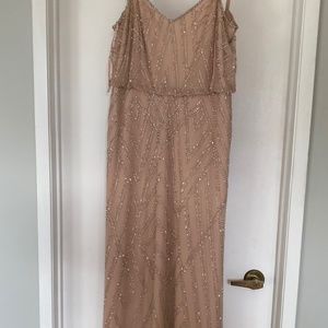 Adrianna Papell special occasion dress blush pink